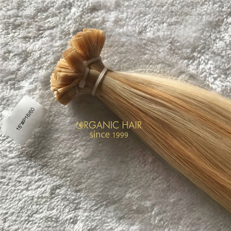 Colored best keratin bonds cuticle human hair A184